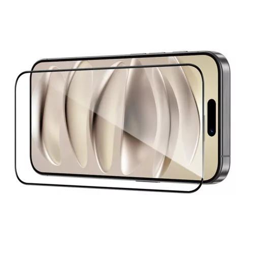 Benks Edzett üveg Glass Warrior HD iPhone 15 Pro Max fekete üvegfólia
