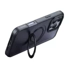 McDodo PC-4932 MagSafe tok iPhone 16 Pro-hoz állvánnyal (fekete)