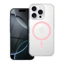   Színes Gyűrűs Mag Borító, Magsafe-kompatibilis IPHONE 16 rózsaszín tok