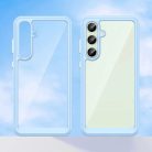 Outer Space szilikontok zselés kerettel Samsung Galaxy S24 FE - kék tok