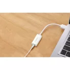 UGREEN US206 Audio átalakító, adapter USB - Mini audio Jack 3.5mm AUX fehér