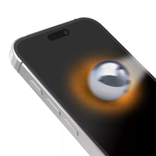 SBS edzett üveg D3O kerettel iPhone 15-hez üvegfólia