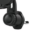 Dudao F2N autós telefontartó légbefúvóra, bilincses - fekete