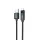 Dudao L7T USB-A - USB-C 66W kábel LED kijelzővel 1m - Fekete