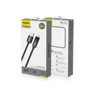 Dudao L7T USB-A - USB-C 66W kábel LED kijelzővel 1m - Fekete