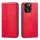 Magnet Fancy Case tok iPhone 14 Plus fliptok pénztárca állvány piros