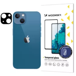   9H edzett üveg iPhone 15 Plus Wozinsky Teljes Kamera Üveg - fekete üvegfólia