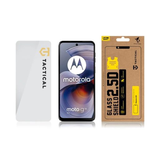 Tactical Glass Shield 2.5D Motorola G55 átlátszó üvegfólia