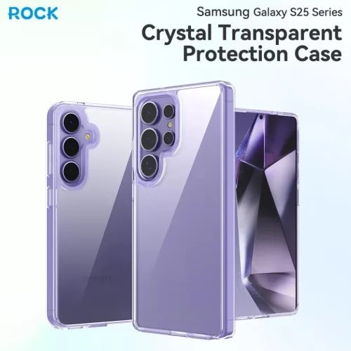 Rock Crystal Átlátszó Sorozat tok Samsung Galaxy S25 Ultra átlátszó tok