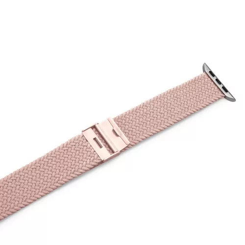 Puro ''LOOP'' rugalmas nylon szíj Apple Watch 38-40-41mm rózsaszín