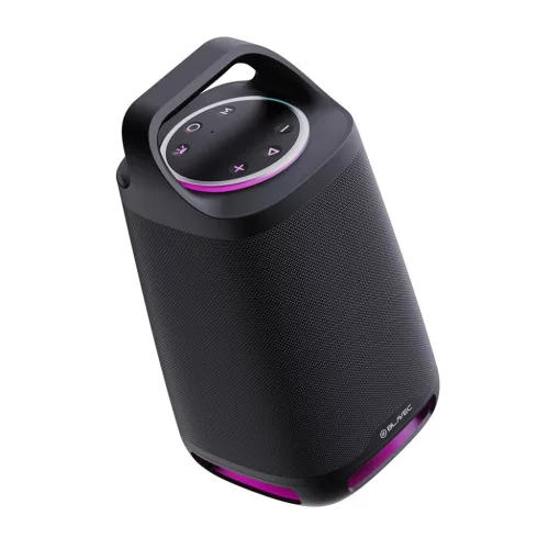 Blavec Hordozható Bluetooth Hangszóró TWS WS-01 Karaoke - 160W mikrofonnal (WS01-MB) fekete