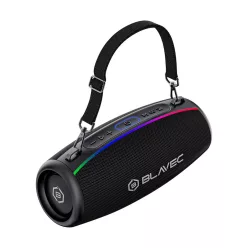   Blavec Hordozható Bluetooth Hangszóró TWS WS-02 Bassbox - 120W (WS02-B) fekete