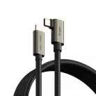 Ringke USB 3.2 Gen 2x2 Type-C 90 fokos kábel Pd240w 200cm fekete