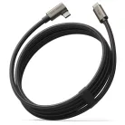 Ringke USB 3.2 Gen 2x2 Type-C 90 fokos kábel Pd240w 200cm fekete