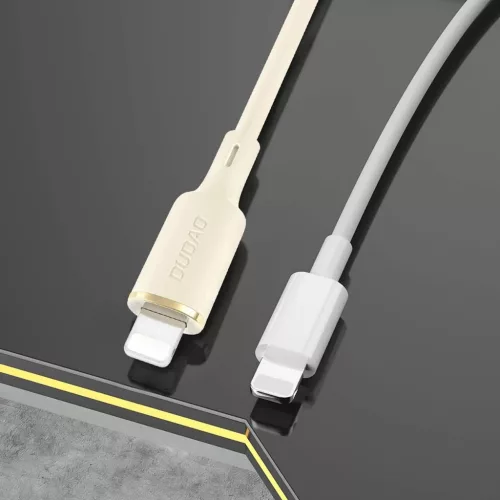 Dudao L7SL USB-A - Lightning 5A kábel 1m - bézs