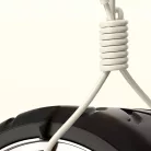 Dudao L7SL USB-A - Lightning 5A kábel 1m - bézs
