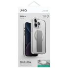 Uniq Heldro Mag Magclick töltőtok iPhone 15 Pro Max - átlátszó