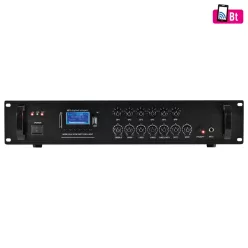   SAL MPA 120BT multimédiás keverő erősítő, 120 W, 6 csatorna, BT, FM rádió, USB/SD, EQ