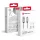 FORCELL F-ENERGY Metal C236 kábel USB A Lightning 2,4A 12W 1 m ezüst,