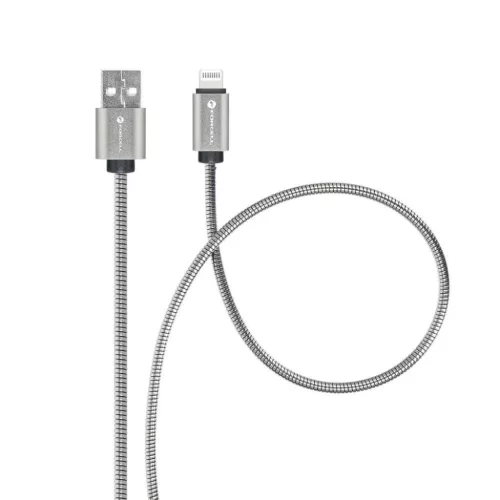 FORCELL F-ENERGY Metal C236 kábel USB A Lightning 2,4A 12W 1 m ezüst,