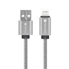 FORCELL F-ENERGY Metal C236 kábel USB A Lightning 2,4A 12W 1 m ezüst,