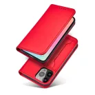 Mágneses Kártyatartó Tok iPhone 13 Prohoz Piros