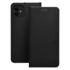 LUNA Fliptok Carbon iPhone 14 fekete tok