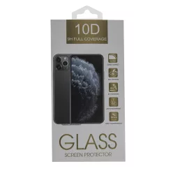 iPhone 16e/17e 10D edzett üveg fekete keretű üvegfólia