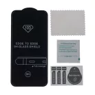 iPhone 16e/17e 10D edzett üveg fekete keretű üvegfólia