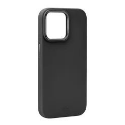   Puro Icon Mag Pro szilikon tok MagSafe kompatibilitással és fém gombokkal iPhone 15 Plus - Fekete tok