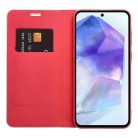LUNA fliptok karbon Xiaomi Redmi Note 14 4G piros tok