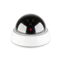   HOME HSK150 dóm álkamera, villogó piros LED, be/ki kapcsolható a fényjelzés, gyors és könnyű felszerelés mennyezetre vagy oldalfalra, elemes tápellátás