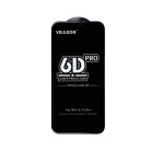 6D Pro Veason üvegfólia - iPhone 13 Pro / 14 fekete