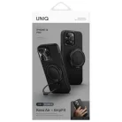 Uniq Keva Air iPhone 16 Pro 6.3" Magclick Töltőtok Fekete/Karbon Fekete Tok