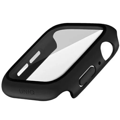 Uniq Nautic Apple Watch Series 7/8/9 45mm fekete/fekete tok