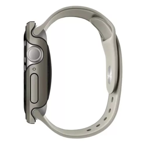 Uniq tok Valencia Apple Watch Series 46mm ezüst/titán ezüst tok