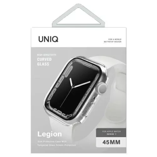 Uniq Legion tok Apple Watch Series 7/8/9 45mm Átlátszó