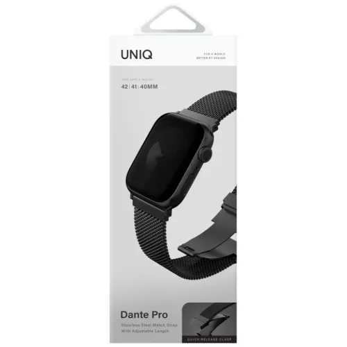 Uniq Dante Pro Apple Watch Szíj 40/41/42mm Rozsdamentes Acél - Grafit