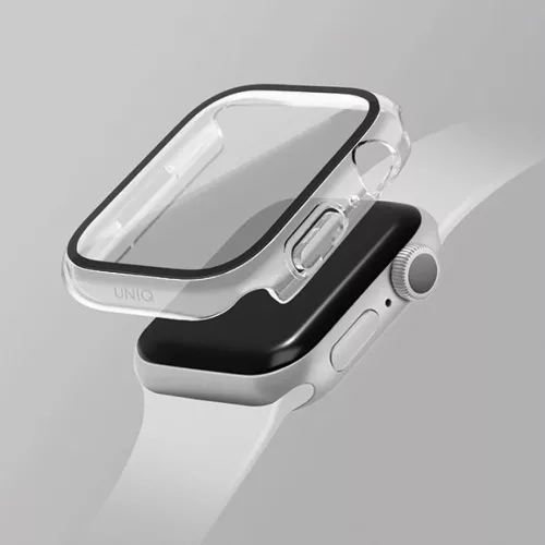 Uniq Nautic Apple Watch Series 7/8/9 41mm tok Transparent/Dove Clear