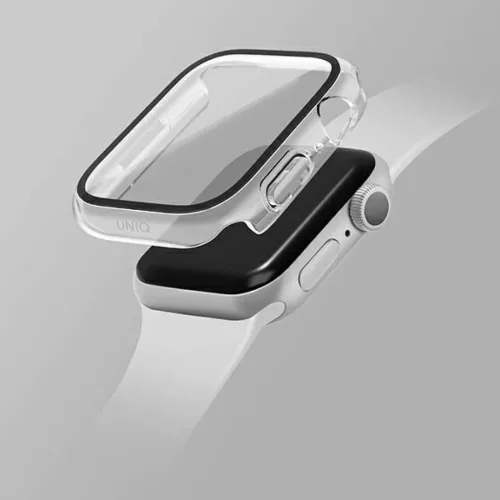 Uniq Nautic Apple Watch Series 7/8/9 45mm átlátszó/dave clear tok