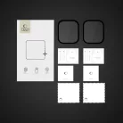 Tech-protect Hybrid Fit+ 2-pack Xiaomi Redmi Watch 5 Fekete üvegfólia