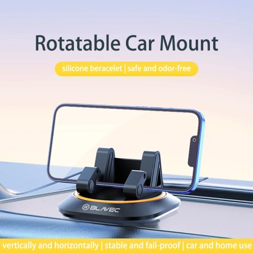 Blavec autós tartó BH-10 műszerfalra (BH10-DBY) fekete-sárga