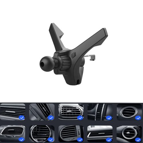 Blavec BH-09 mágneses autós tartó szellőzőrácsra (BH09-MAVB) fekete