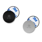 Blavec Fémlemez mágneses tartóhoz BM-03 2 darabos szett kör alakú (40mm) fekete és ezüst