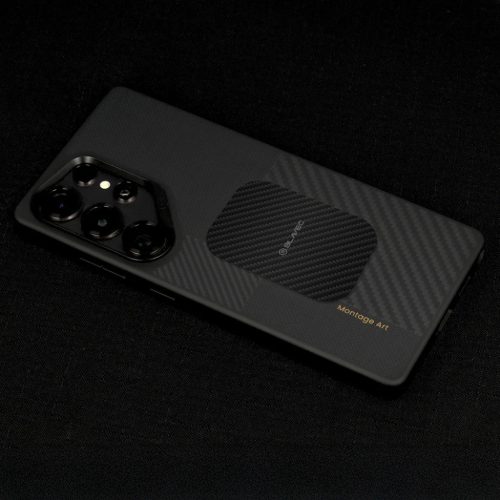 Blavec fémlemez mágneses tartóhoz BM-01 2 darabos készlet, kerek (40mm) és téglalap (40x58mm) karbon