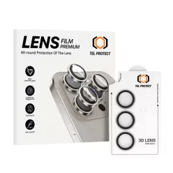   Edzett üveg Tel Protect 3D Lencse a kamerára Samsung Galaxy S25 Plus átlátszó (3 lencse) üvegfólia