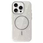 Magsafe Slim Csillogó tok iPhone 16 Pro ezüst