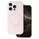 Magsafe Slim szilikon tok iPhone 16 Pro világos rózsaszín
