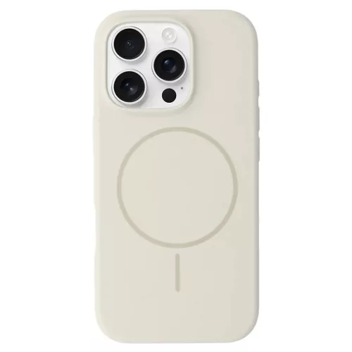 Magsafe Slim Szilikon iPhone 16 Pro tok stone