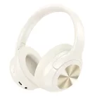 HOCO vezeték nélküli fejhallgató bluetooth ANC W54 tejesfehér
